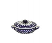 saucepan with a cover - Polish pottery