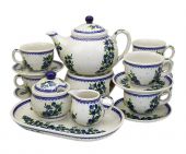 Coffee,Tea set large - Polish pottery