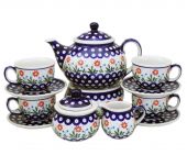 Coffee,Tea set - Polish pottery