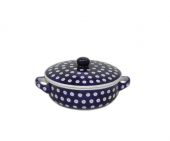 saucepan with a cover - Polish pottery