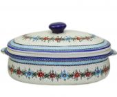 Bread bin - Polish pottery